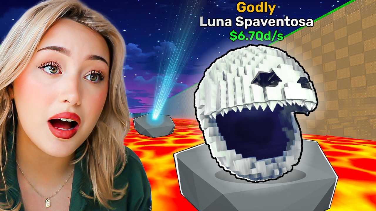 Owner Gave Me RAREST NEW MOON BRAINROT in Survive Lava For Brainrots..