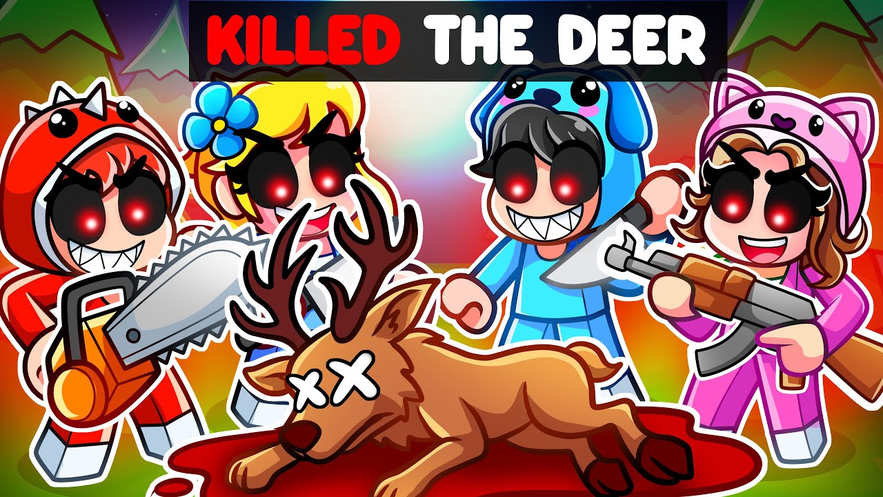 We KILLED The DEER MONSTER In 99 Nights In The Forest! (Roblox)