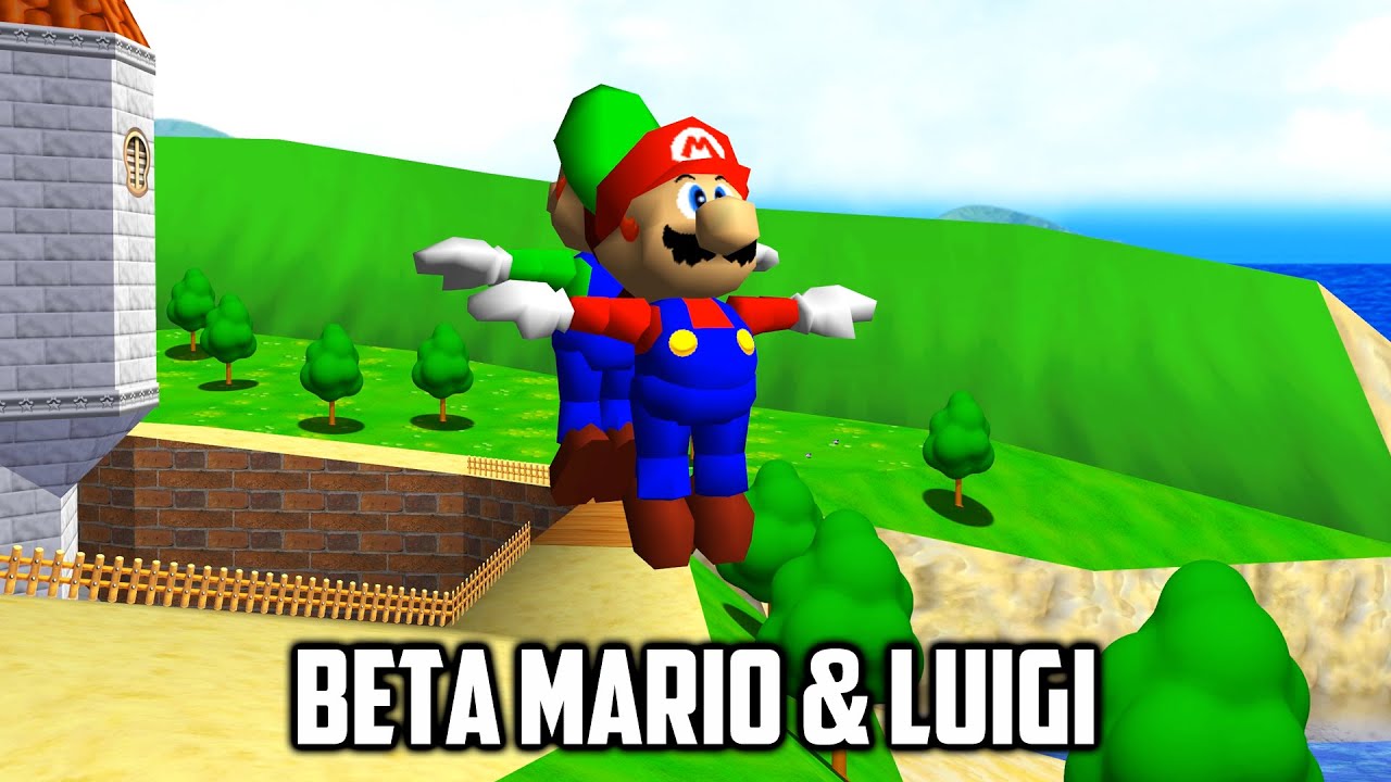 ⭐ Super Mario 64 PC Port - Beta Mario & Luigi