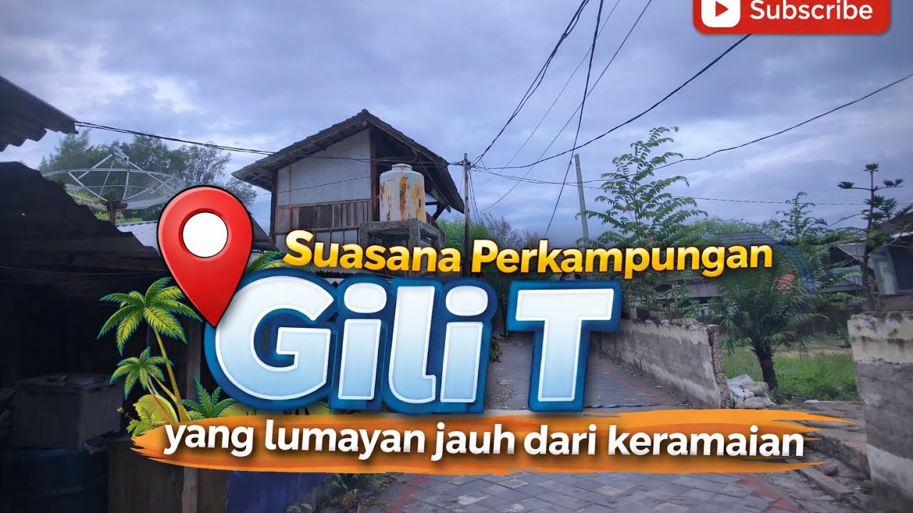 NO CUT NO EDIT!! suasana perkampungan Gili T Lombok,yang jarang di ketahui orang