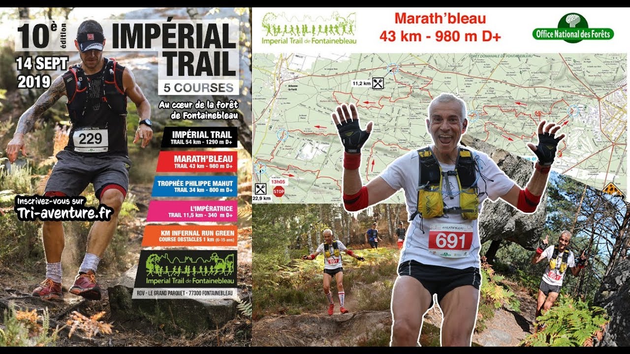 Impérial Trail 2019 - Fontainebleau - Marath'bleau 43 km - Tocardo fait le boulot