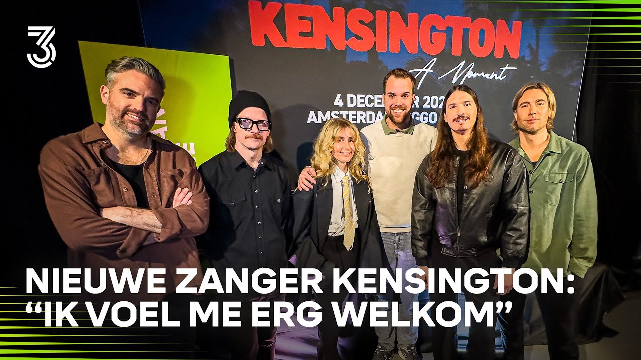 Kensington is terug met nieuwe zanger Jason Dowd! Wijnand interviewt ze over de comeback | NPO 3FM