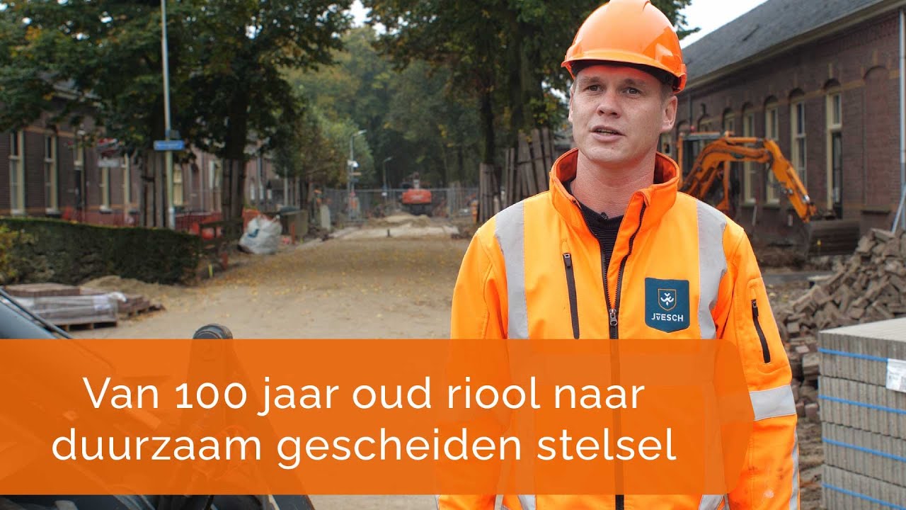 Vervanging 100 jaar oud riool op Landpark Assisië in Biezenmortel