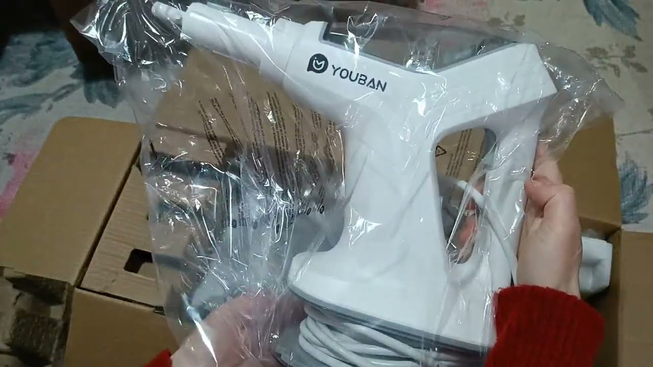YOUBAN KF-1804 çok fonksiyonlu standlı buharlı temizlik Makinesi kutu açılımı ✨Cem Özkök onaylı