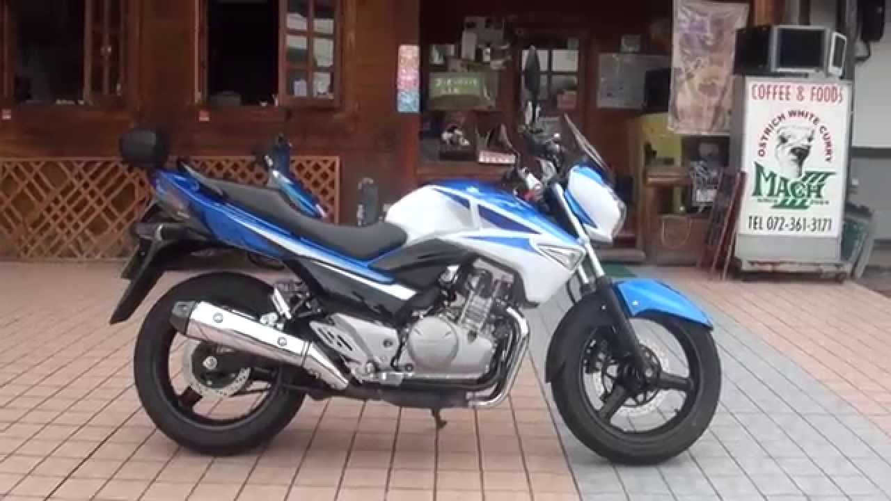 2014　GSR250F　ノーマル サウンドを聞け　Inazuma250　GJ55D　GW250　Suzuki　Red emblem GSR250 Suzuki　青いフルカウル　GSR250S