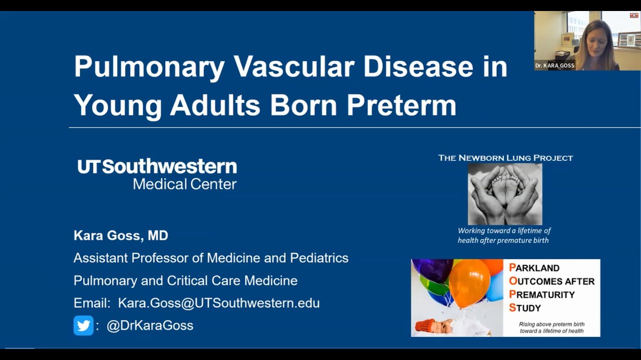 Pulmonary Vascular Disease in Young Adults Born Preterm