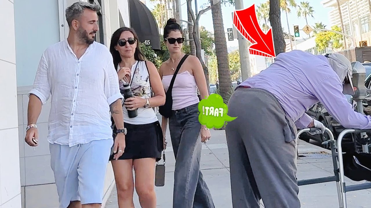 Bad Grandpa Farts On Rich People In Beverly Hills!!!