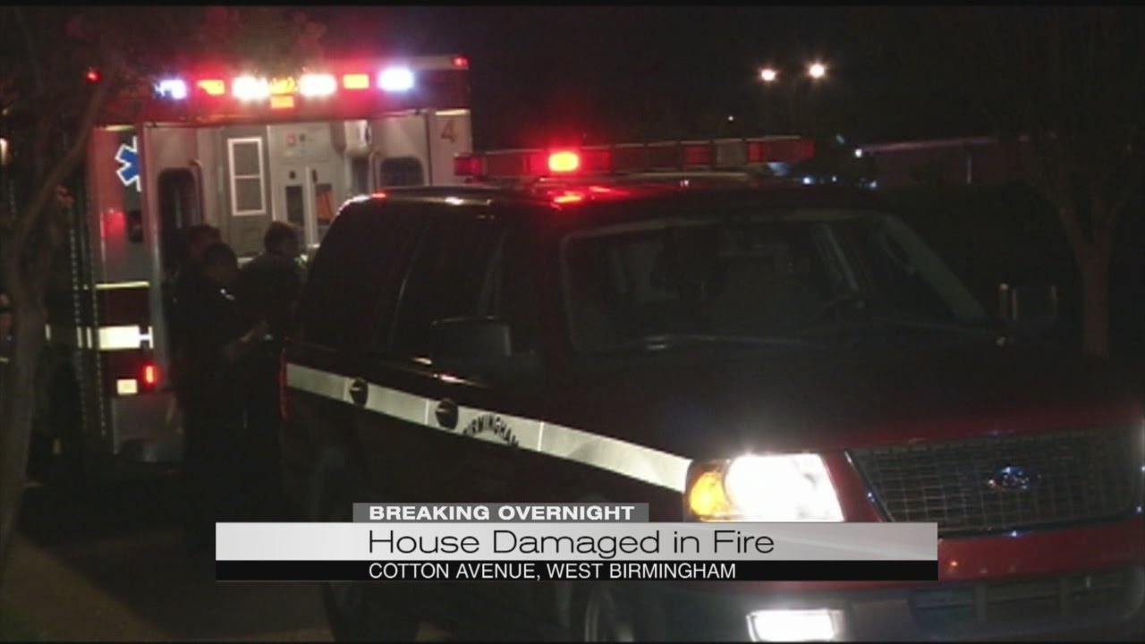 House damaged in fire