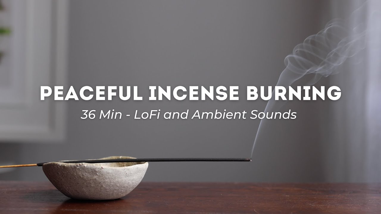 Mesmerizing Incense Smoke - Lofi and soft ambient sounds - Great Chill Background #backgroundsounds