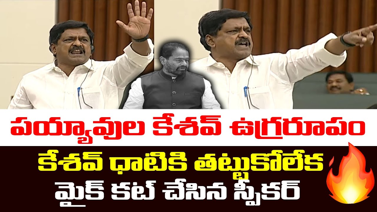 పయ్యావులకేశవ్ ధాటికి తట్టుకోలేక మైక్ కట్ చేసిన స్పీకర్| Payyavula Keshav Powerful Speech in Assembly