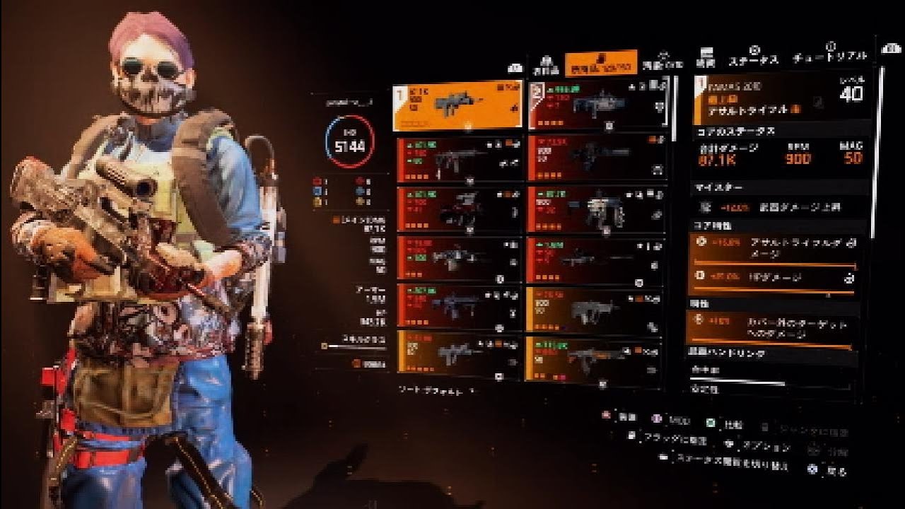 division2装備紹介ソロでレジェンダリークリアもできちゃう