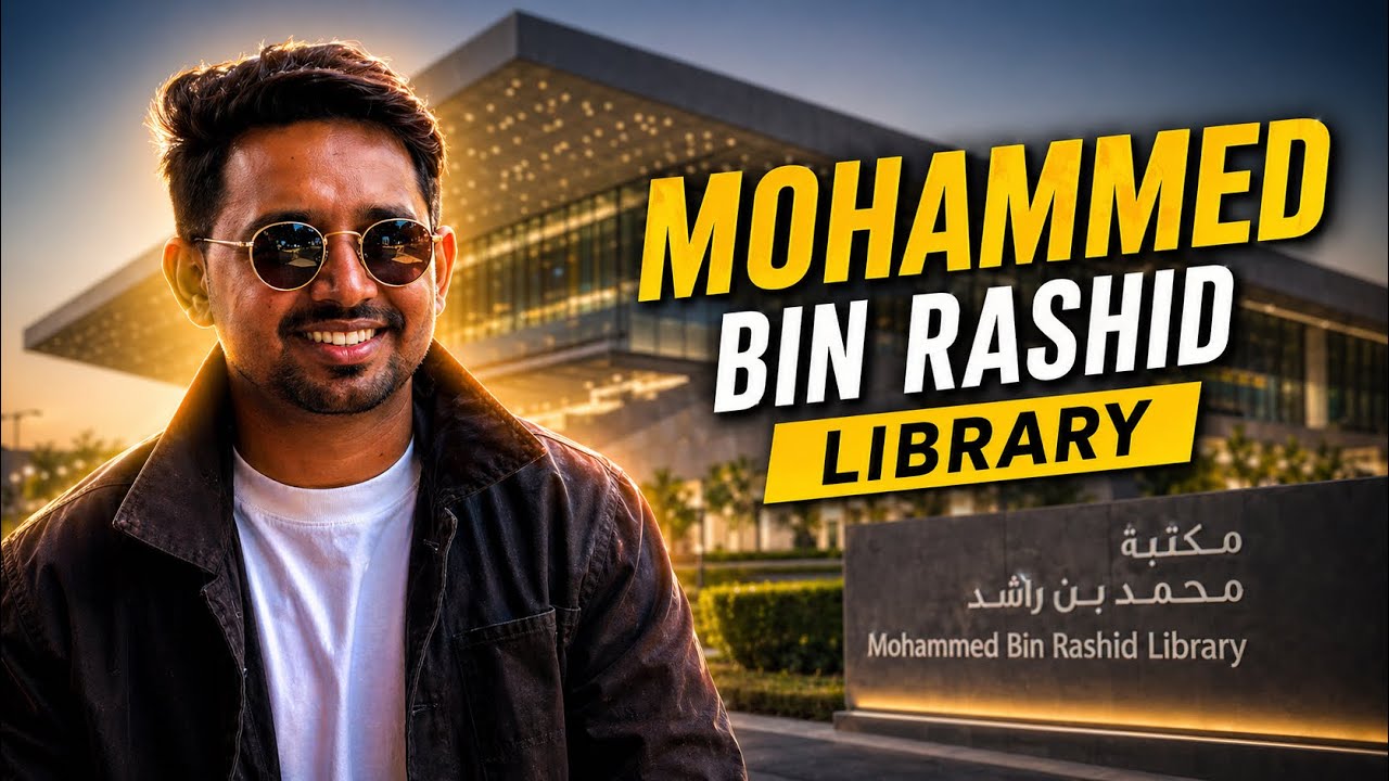 MOHAMMED BIN RASHID LIBRARY 📚 creek in DUBAI | LeoTarikVlogs 