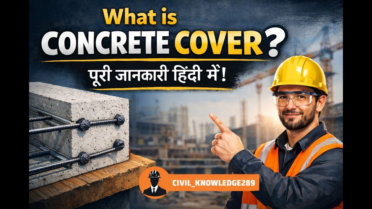 What is Concrete Cover in Hindi | Effective Cover Clear Cover | Civil_Knowledge289 | Civil Engineer