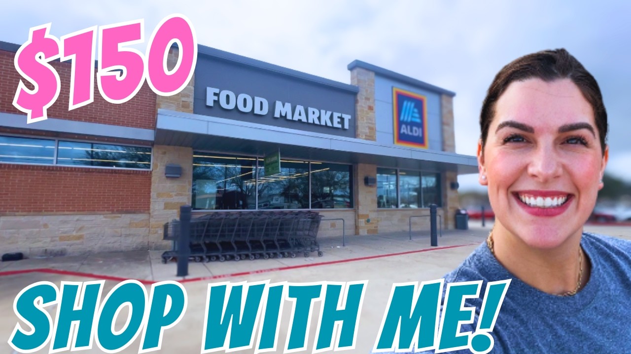 $150 Aldi Grocery Haul For My Family of 6! Grocery Shopping On A Budget! The Simplified Saver