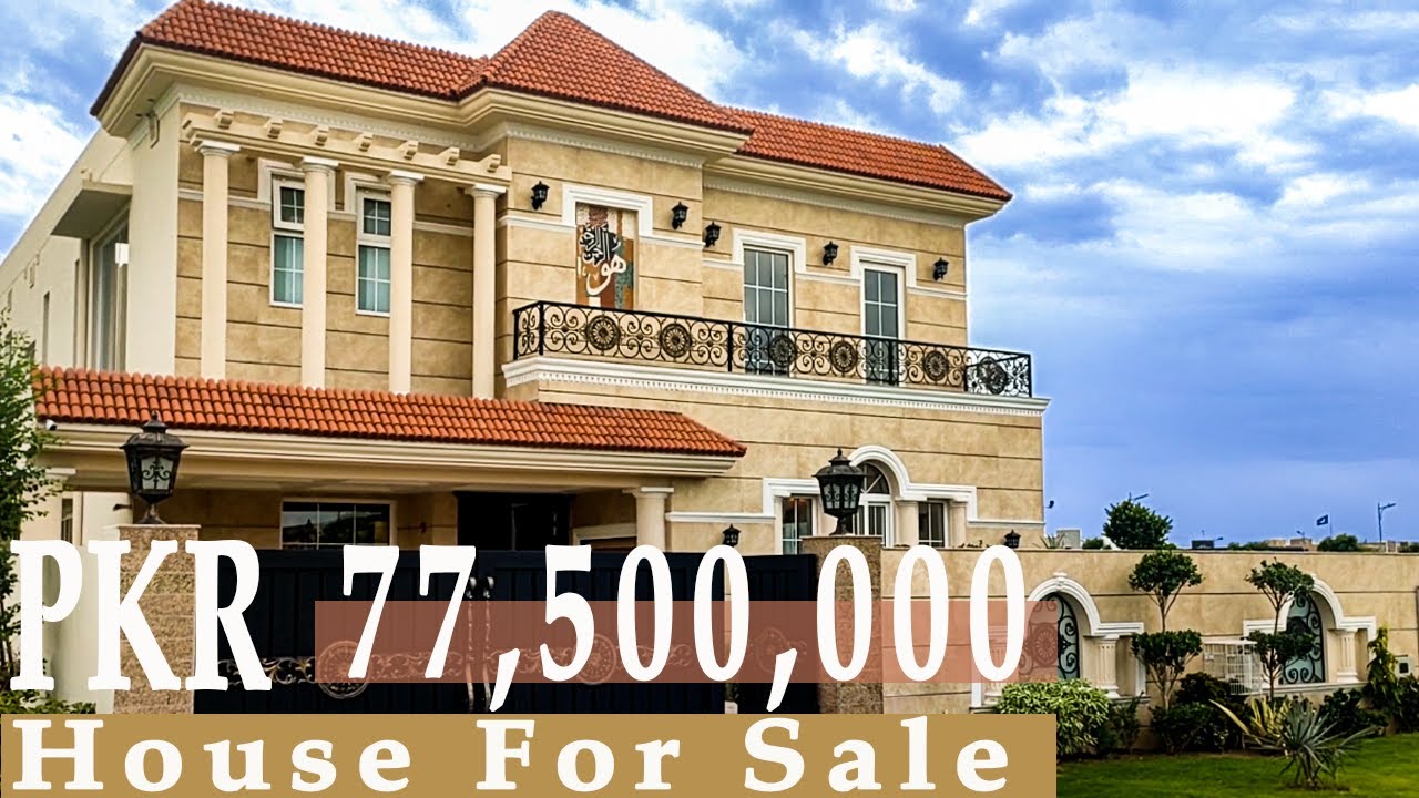 1 Kanal Luxury Royal House Design In Pakistan | DHA Lahore | Home Tour