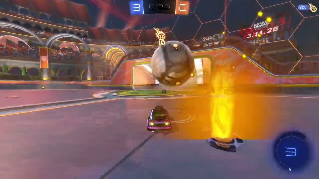 Some off my best goals I scored on rocket league today 