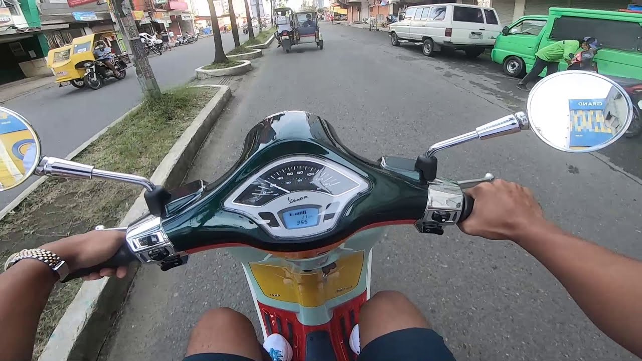 Calbayog City Tour with my Vespa Primavera Sean Wotherspoon