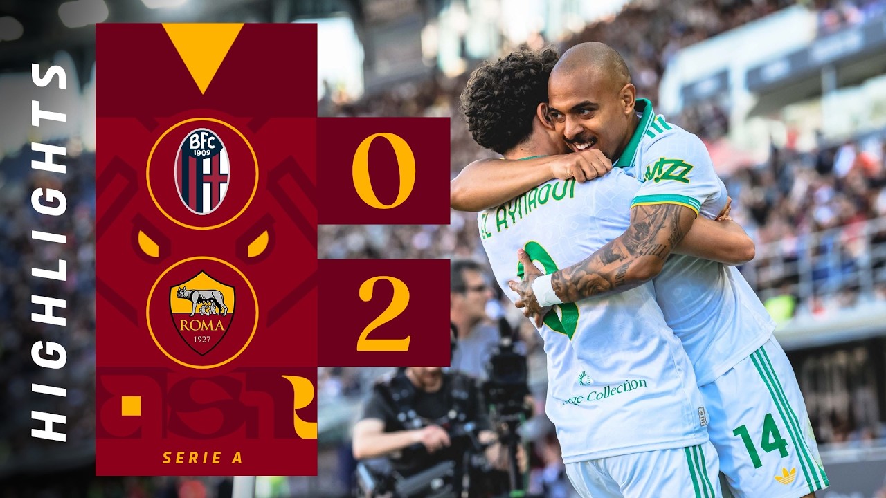 BOLOGNA 0-2 ROMA | SERIE A HIGHLIGHTS 2025-26