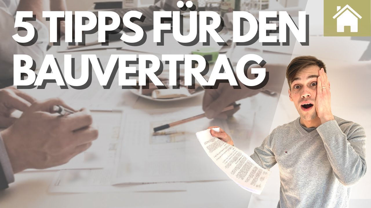 Hausbau: Jeder Hausvertrag sollte optimiert werden!