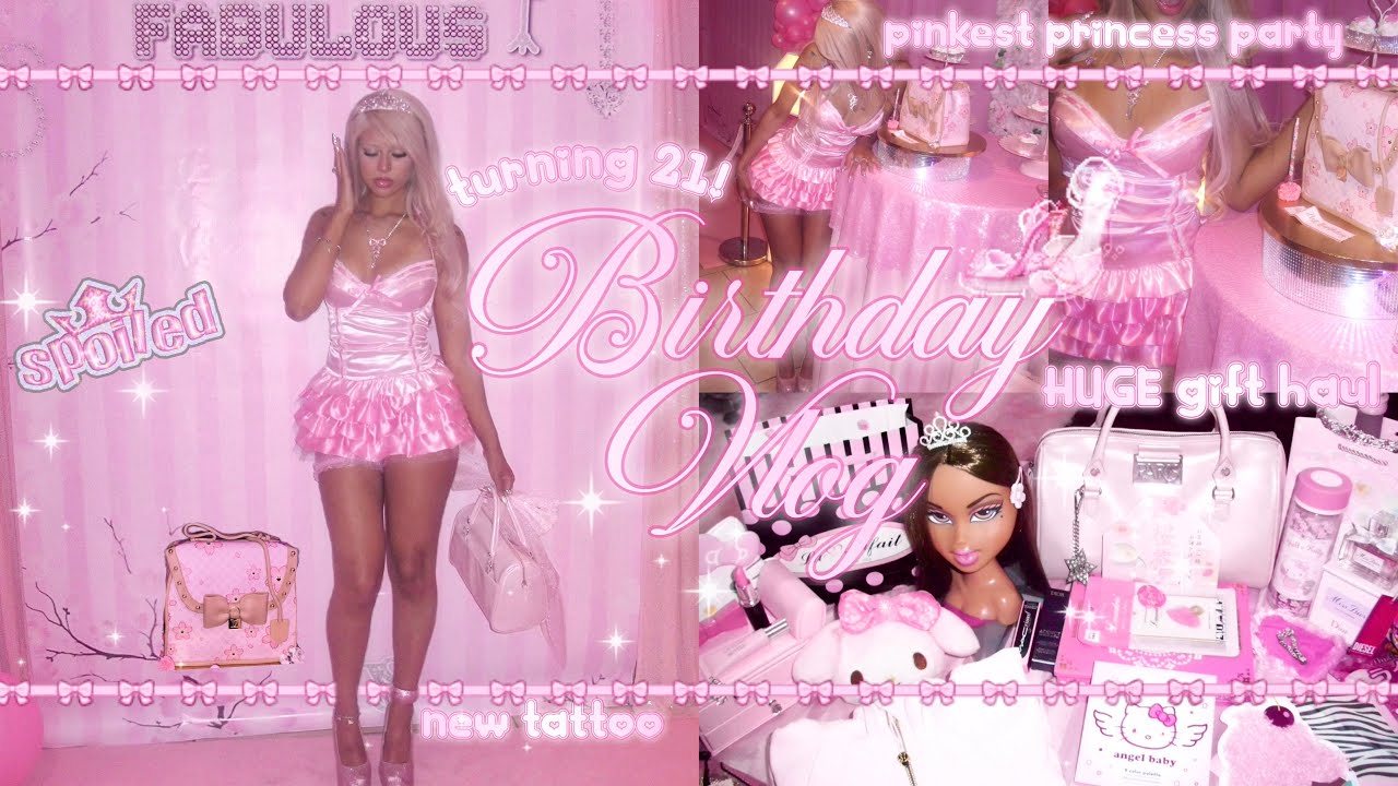BDAY VLOG 𐙚21𑁤 partying, princessing, in a paris hilton way