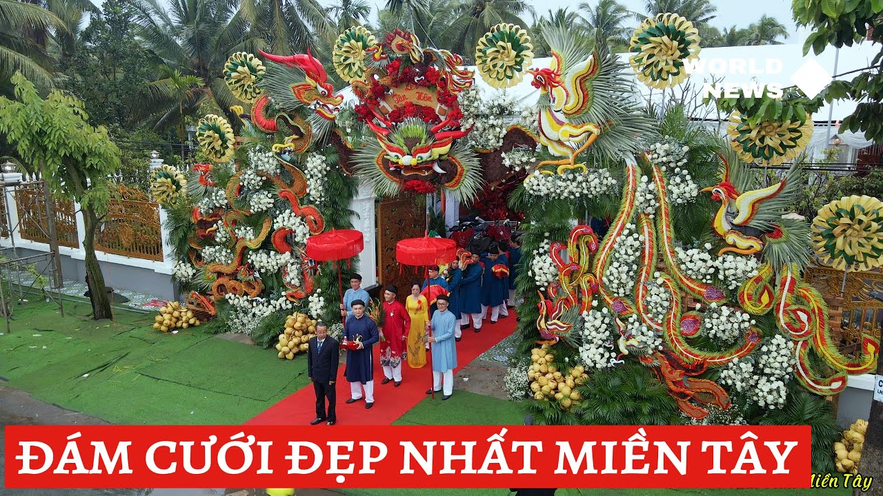 ĐÁM CƯỚI ĐẸP NHẤT MIỀN TÂY MỎ CÀY NAM #mocaynam