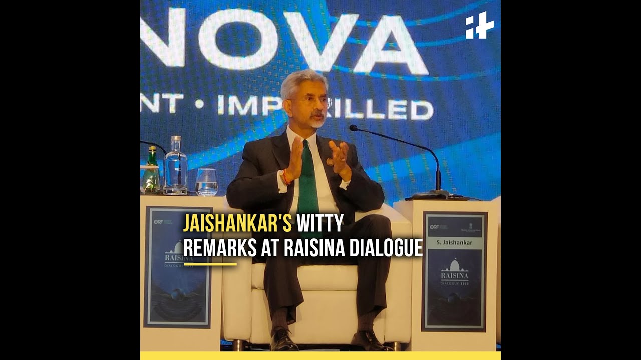 Jaishankar Invokes Cricket Analogy At Raisina Dialogue