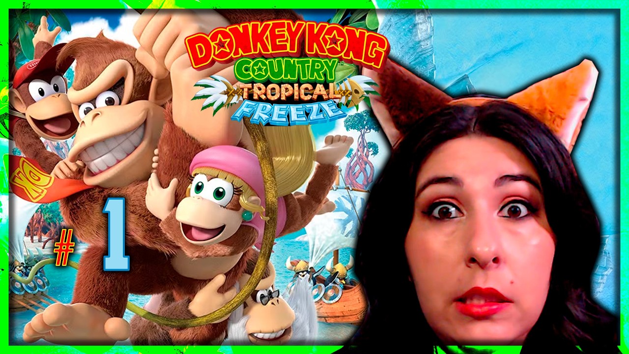 DONKEY KONG COUNTRY: TROPICAL FREEZE ⟪ PARTE 1 ⟫ - PASSANDO RAIVA