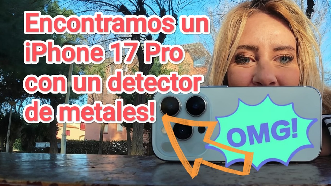 Encontramos un IPhone 17 Pro con un Detector de metales
