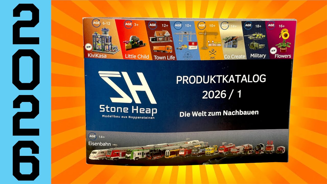 Alle StoneHeap Neuheiten für 2026 - KiviKasa Taurus Vectron Bahnhof Schienenbus E 69 es wird groß!!