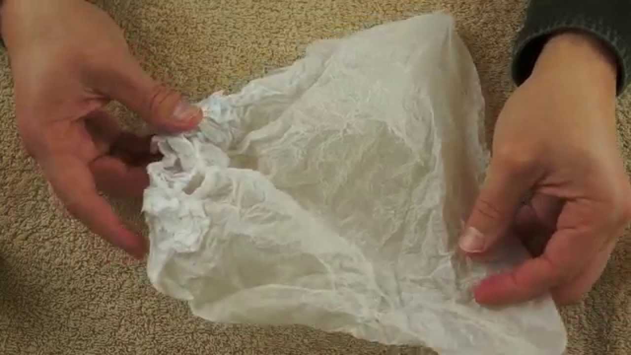 Tissue Paper Crinkle, Crumple, Crush - ASMR
