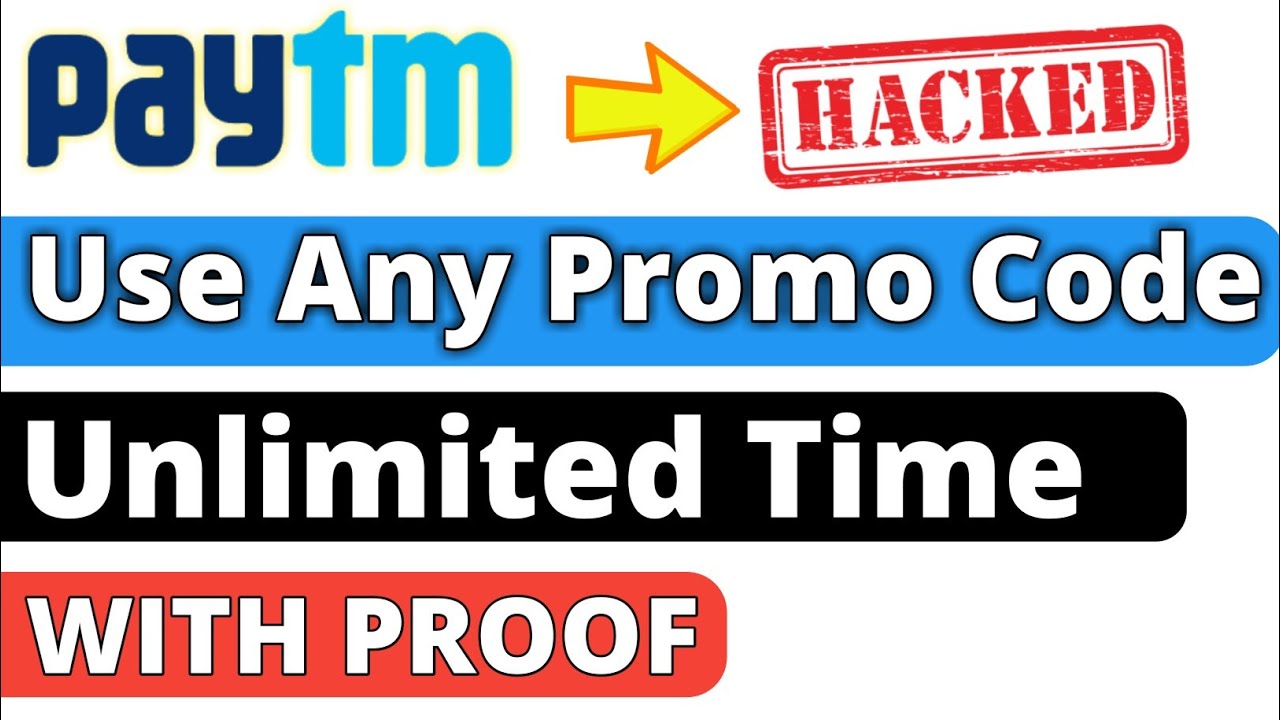 Paytm New Trick 2018 ➡️ Use Paytm Any Promo Code For Unlimited Time With Proof