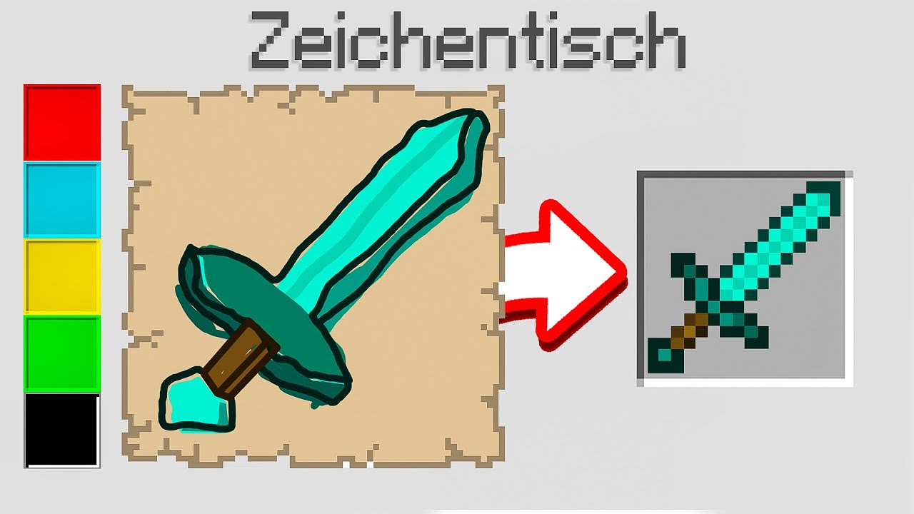ALLES was wir ZEICHNEN wird ECHT in Minecraft!