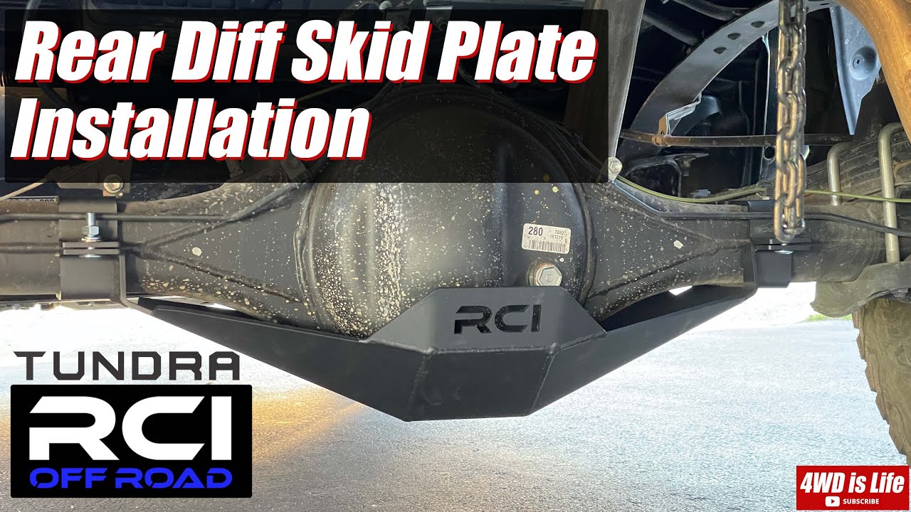 RCI Rear Differential Skid Installation - 2020 Toyota Tundra
