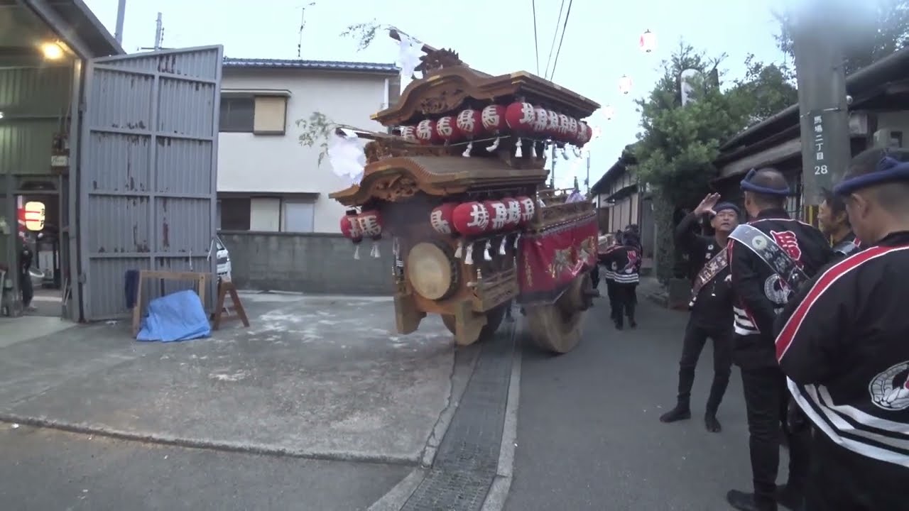 令和5年 馬場秋祭り 本宮 信達神社宮上がり 01