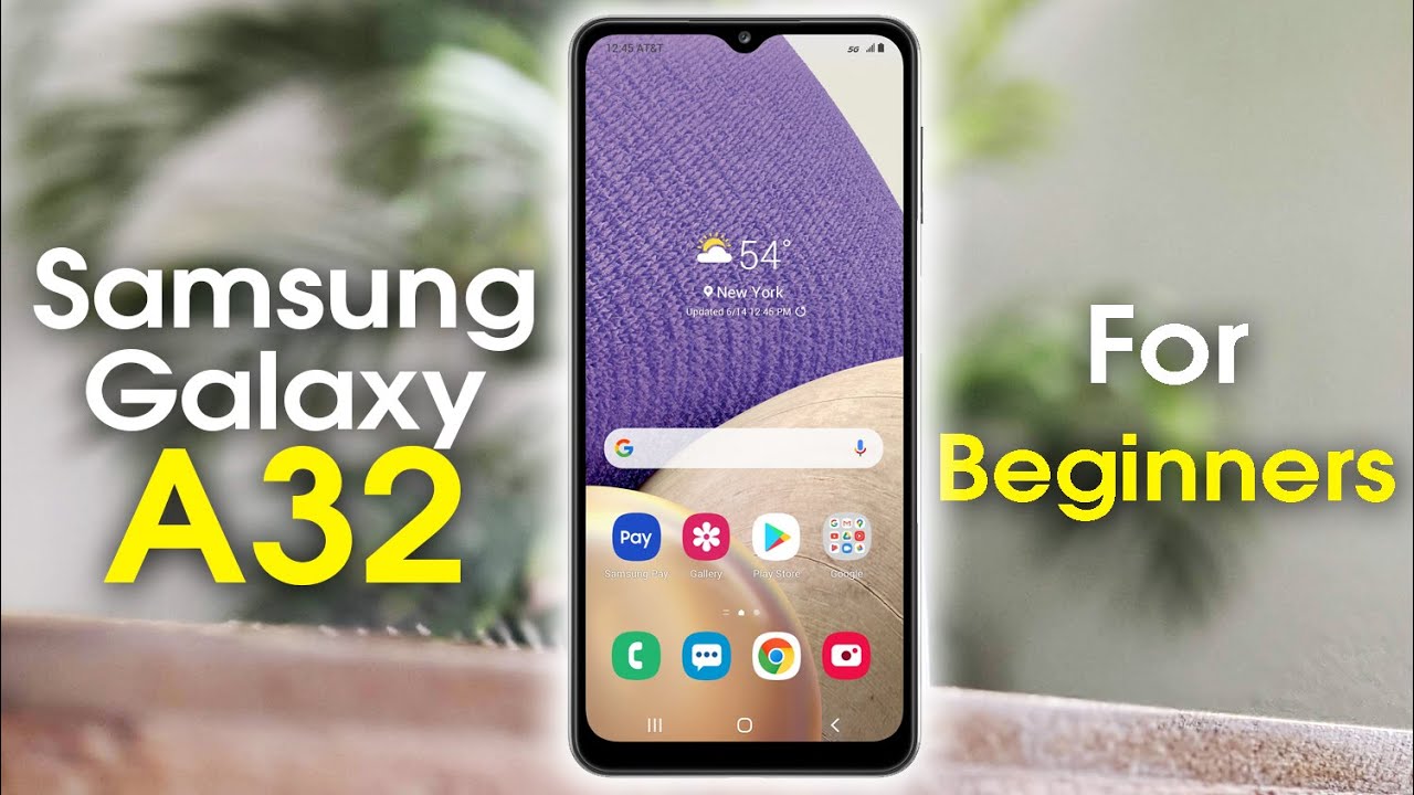 Samsung Galaxy A32 для начинающих (изучите основы за считанные минуты)