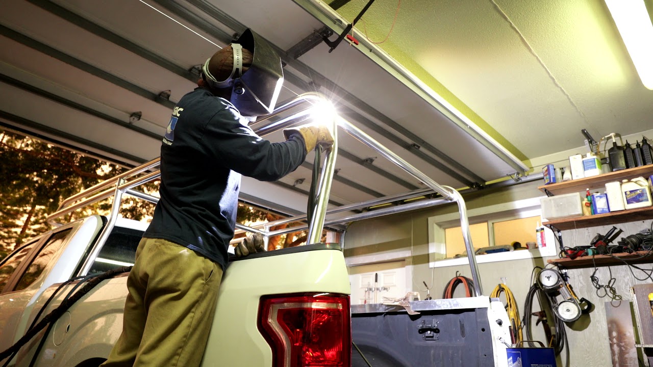 Building an Anodized Aluminum Truck Rack - Welding Anodized Aluminum - Pipe Bending