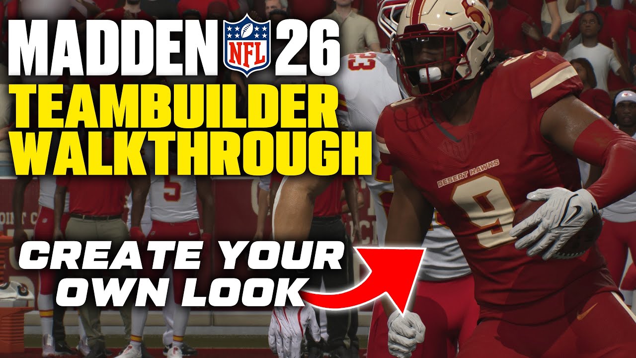 Вот как создать свой СОБСТВЕННЫЙ образ с помощью Madden 26 Teambuilder!