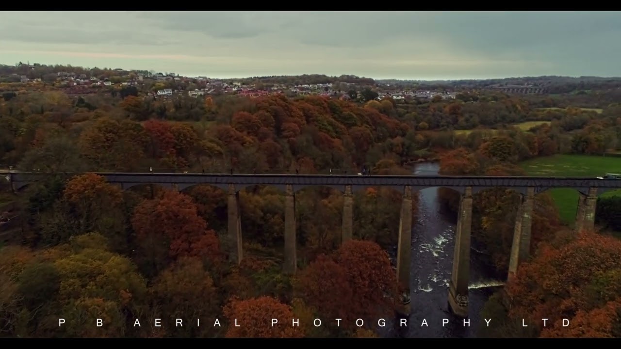 Pontcysyllte Aqueduct River Dee Amazing 4k UHD Drone Footage. Paul Baker CAA Registered Drone Pilot