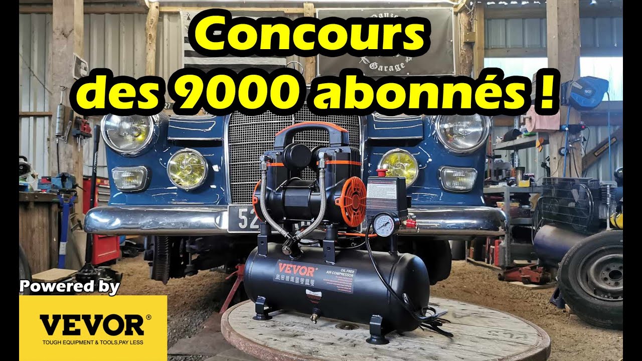 Test du mini compresseur de chez Vevor !