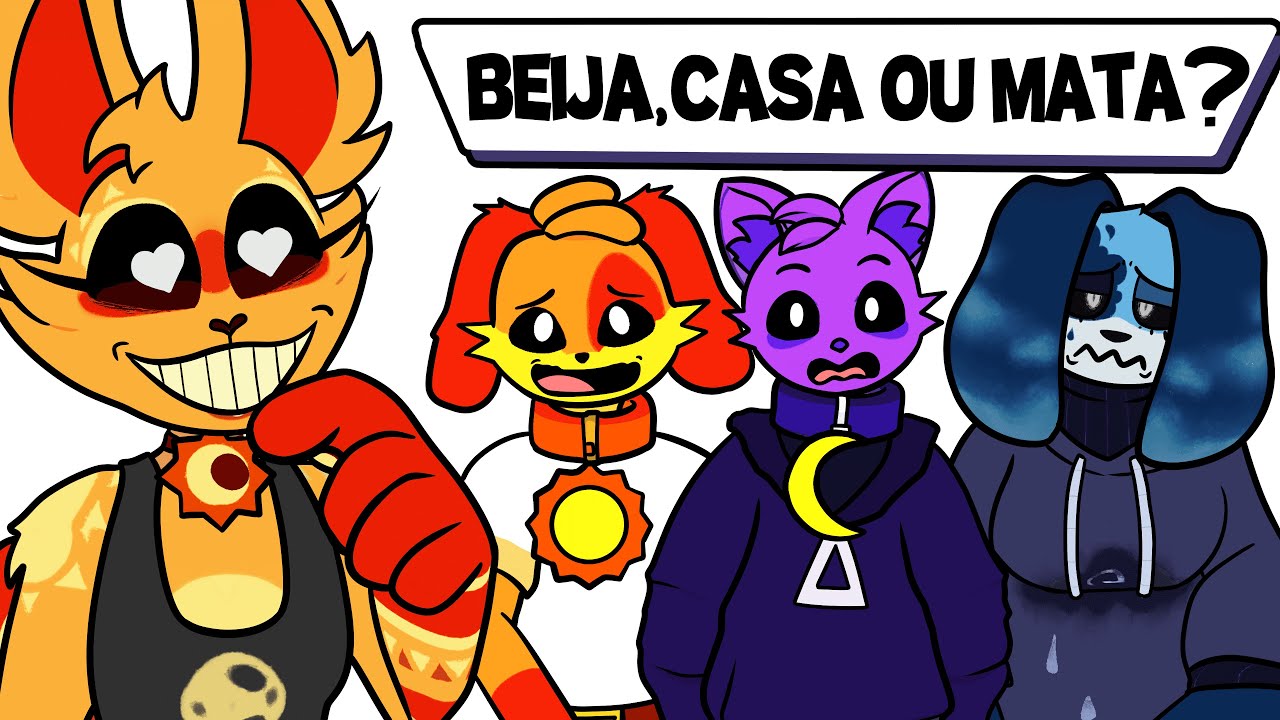 Catfeine CASOU com o CatNap? Beija Casa ou Mata dos Smiling Critters VR