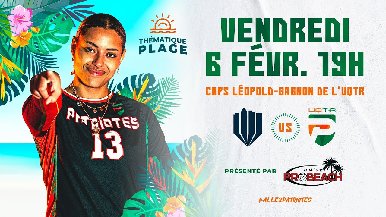 🔴EN LIGNE - Volleyball - Match c. UQAM
