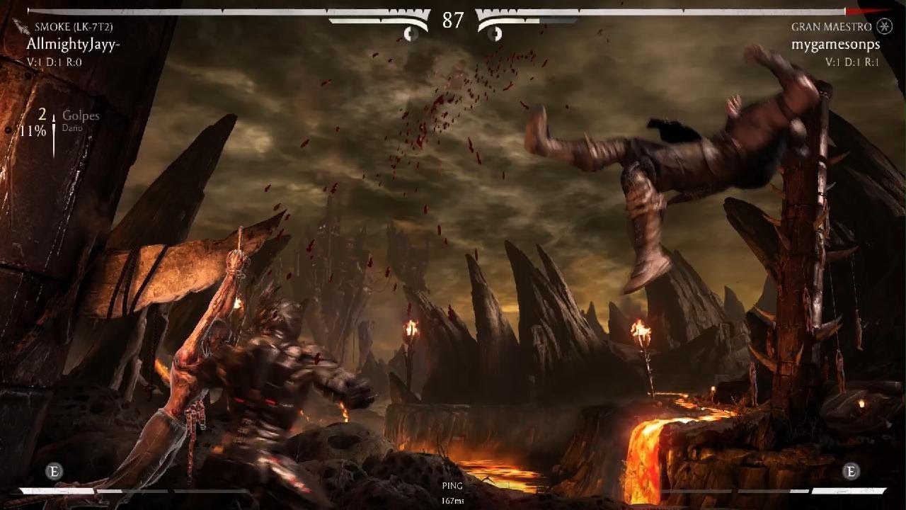 No se como pude jugar contra AllmightyJayy- y este super lag