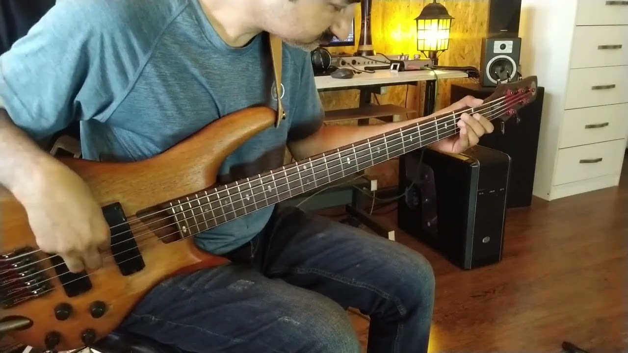 FUNK BASS LINES fingerstyle EX3  #bass #funk #bassline #funky #bassplayer #funkbass #fingerstyle