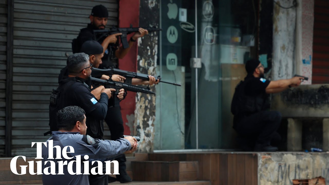 Brazilian police raid Rio favelas in deadliest operation against gangs