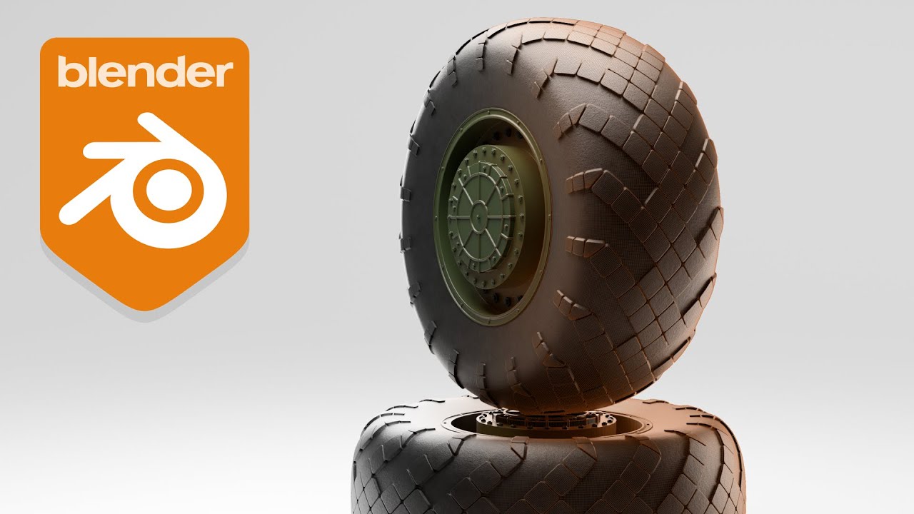 Моделирование протектора шины в Blender &mdash; упражнение по моделированию твёрдой поверхности