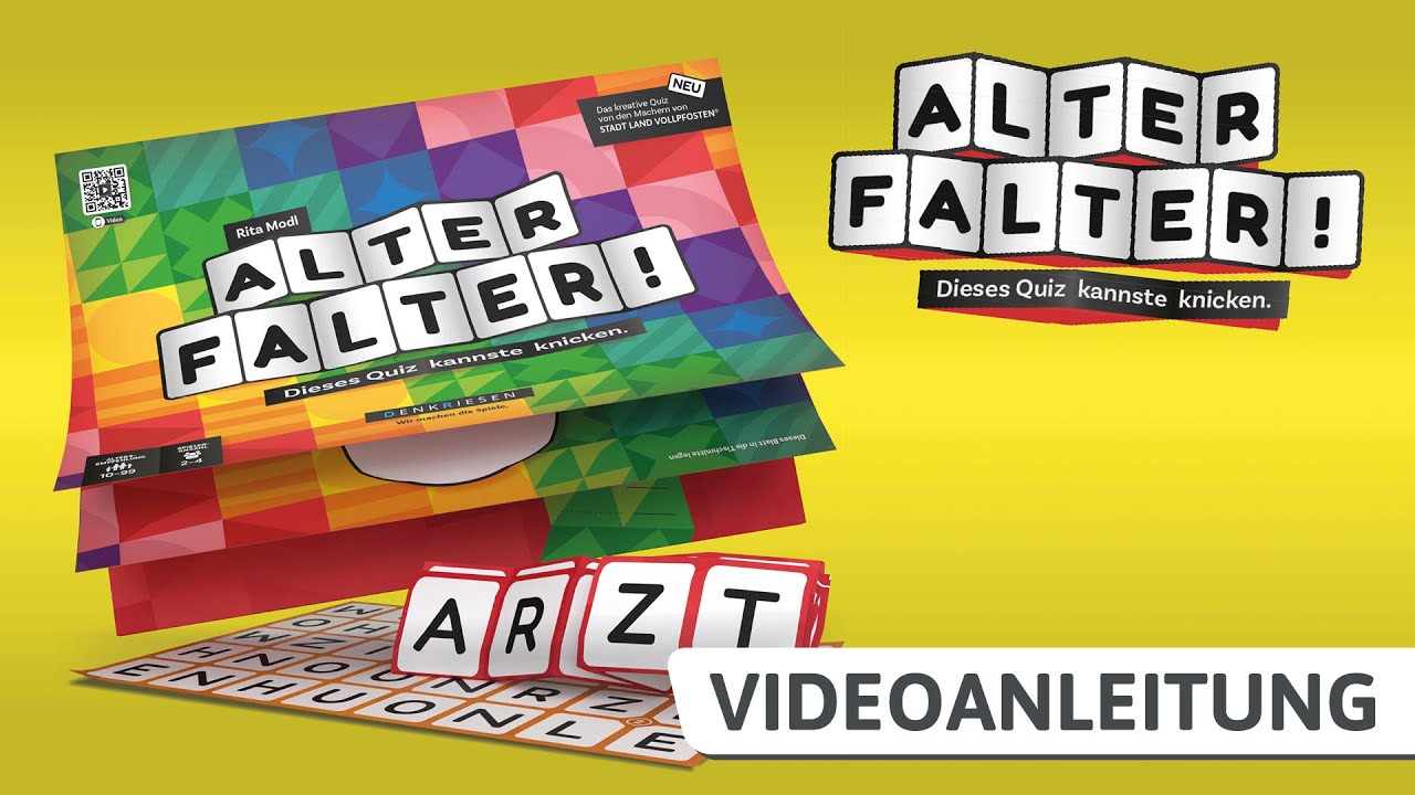 Alter Falter - Videoanleitung | DENKRIESEN