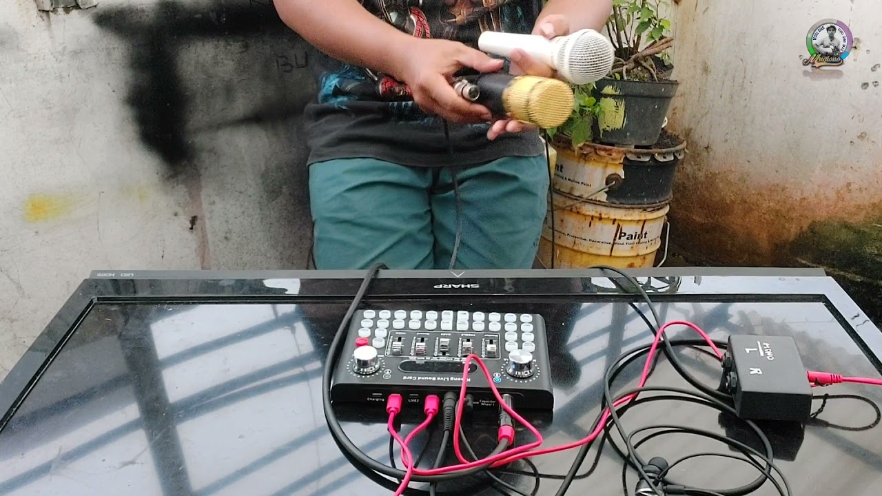 SOUNDCARD F9 test mic
