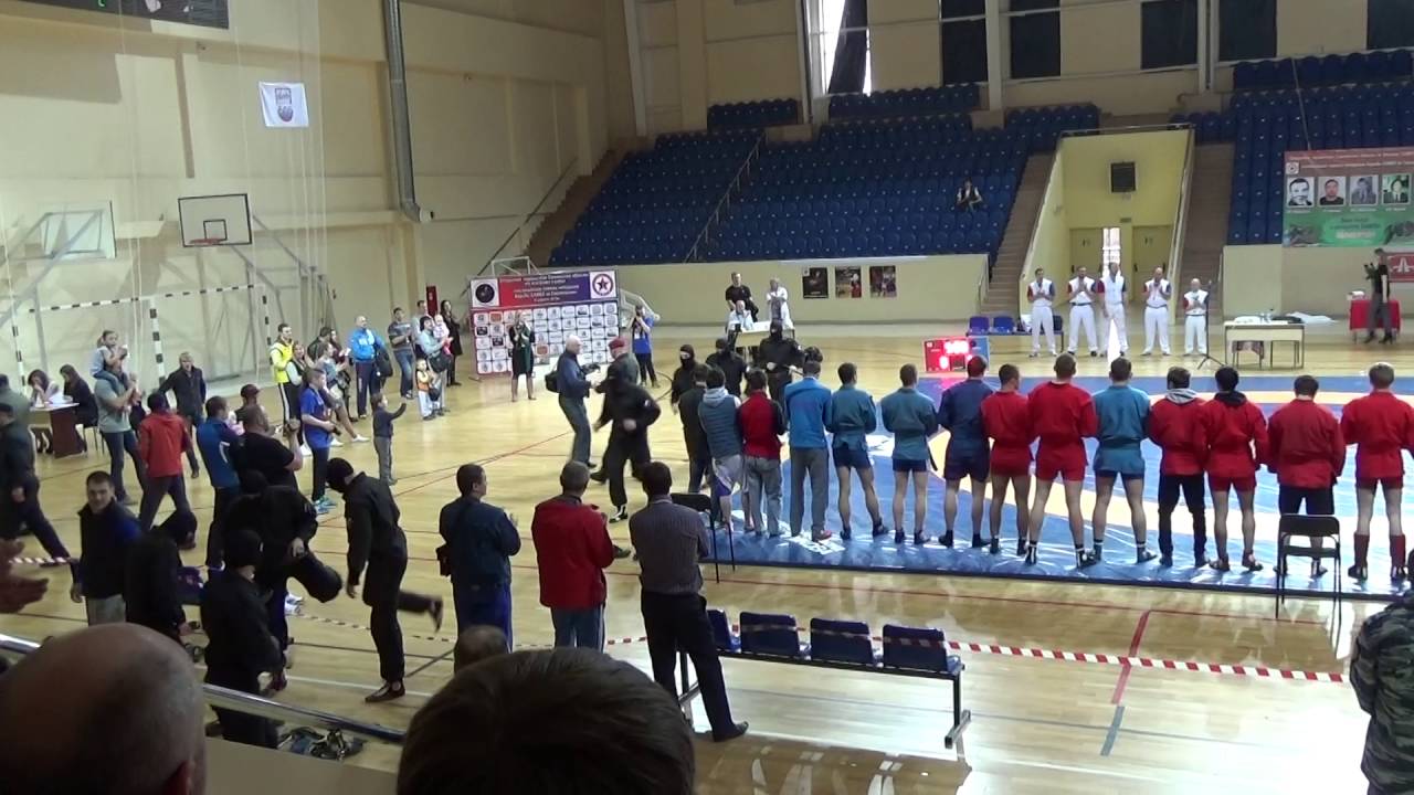 Показательное выступление спецназа ФСИН на соревнованиях по боевому самбо