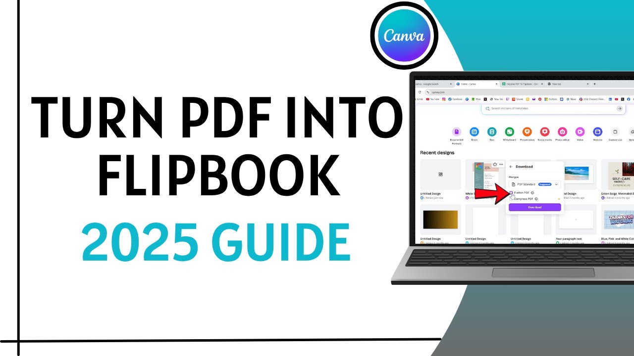 How to Convert a PDF to a Flipbook in Canva | Easy Guide 2025