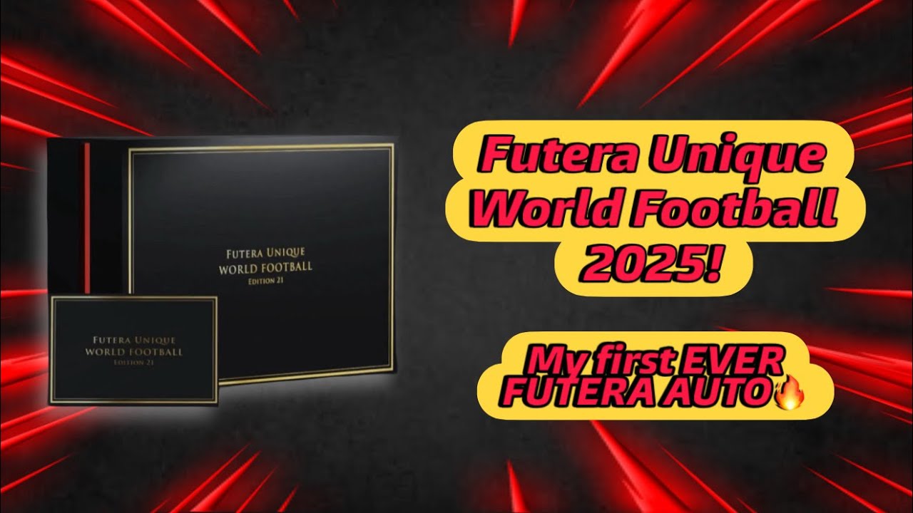 🇧🇷 ON CARD AUTO🤩 | 2025 Futera Unique World Football 2025 Hobby Box Opening | The FUTURE IS HERE🔥